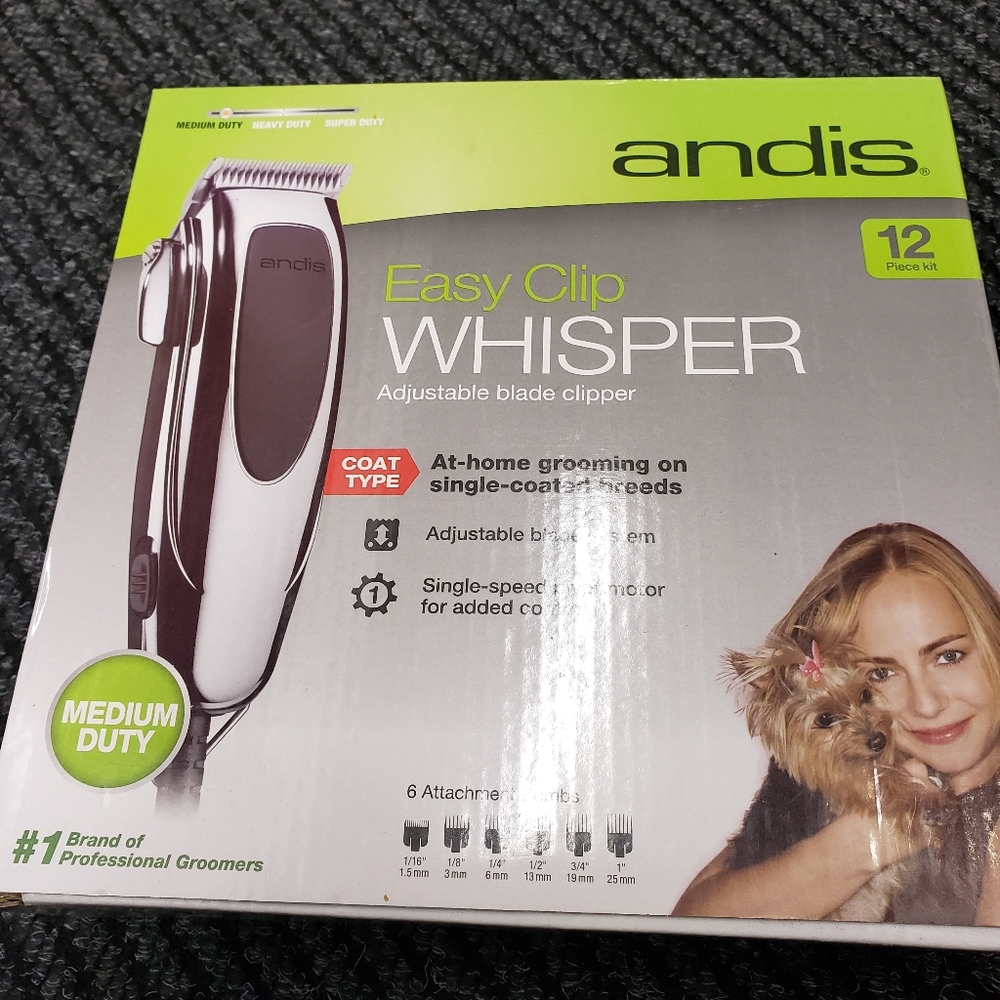Andis EasyClip Whisper Pet Hair Clippers
